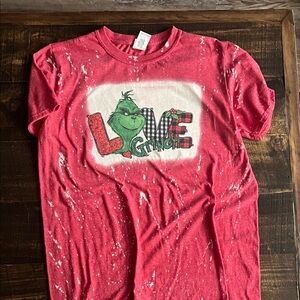 Gildan Red Grinch Graphic Tee